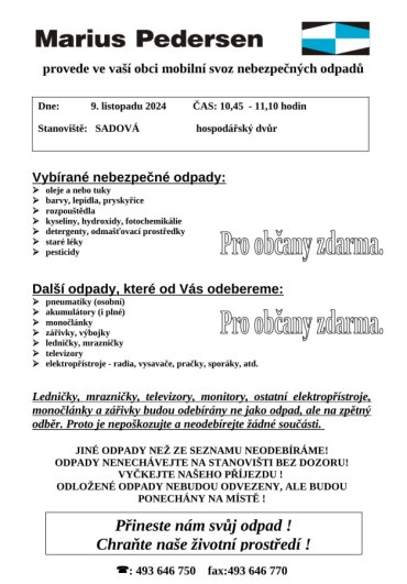 svoz nebezpečného odpadu