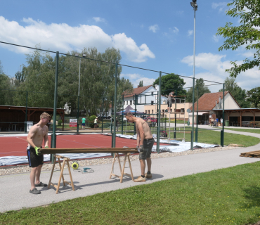 Rekonstrukce hřiště 11.a12.června 2022