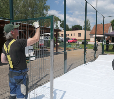 Rekonstrukce hřiště 11.a12.června 2022