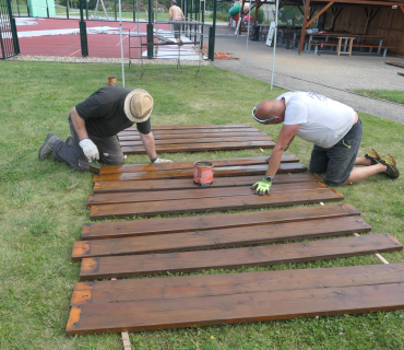 Rekonstrukce hřiště 11.a12.června 2022