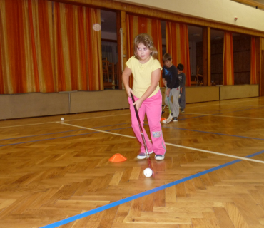 Florbal v Hněvčevsi 2014