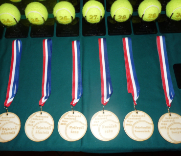 Fotogalerie slavnostního vyhlášení výsledků Sadovské tenisové ligy 2013