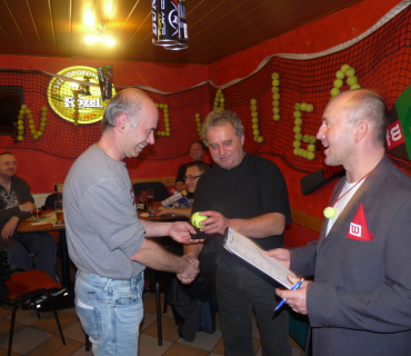 Fotogalerie slavnostního vyhlášení výsledků Sadovské tenisové ligy 2013
