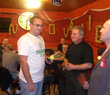 Fotogalerie slavnostního vyhlášení výsledků Sadovské tenisové ligy 2013