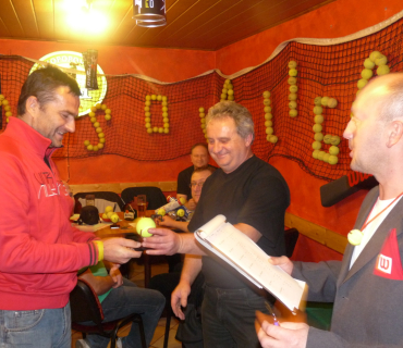 Fotogalerie slavnostního vyhlášení výsledků Sadovské tenisové ligy 2013