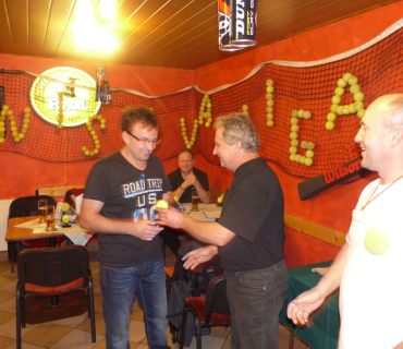 Fotogalerie slavnostního vyhlášení výsledků Sadovské tenisové ligy 2013