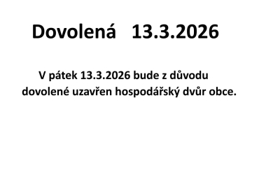 Hospodářský dvůr - dovolená