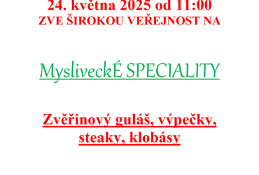 MYSLIVECKÉ SPECIALITY